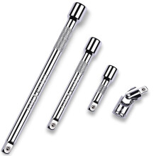 4-Delige 3/8 Inch Aandrijfverlengingsset, 3/8 Inch Aandrijfdopverlengingsset Inclusief 3, 6 en 10 Inch Verlengstukken