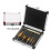 5PCS Step Drill Bit Set, HSS Drill Bits, Automatic Center Punch, Shaped Split Tip, W/Aluminum Case, Step Bits for Metal 8