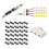 30Pack Double - Wire Plug-in Connector, Pluggable 2/3/4 Pin 3 Way LED Wire Connectors Low Voltage Wire Connectors 1