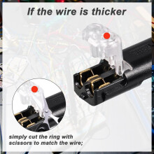 30Pcs Low Voltage Wire Connectors, Pluggable LED Wire Connectors 3 and 2 Pin Way Connectors LED Strip Connectors