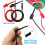 25PCS Multimeter Test Leads Kit, Test Leads Set with Replaceable Alligator Clips,Wire Piercing Probes, Alligator Clips 2