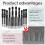 Conjunto de Brocas de Diamante Seco 10 Unidades, 3/16 Polegadas 1/4 Polegadas 5/16 Polegadas 3/8 Polegadas 1/2 Polegadas para Vidro de MáRmore 5