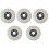 Angle Grinder Cutting Blade for Stone Ceramic,4in Super Thin Tile Saw Blade,Rock Slab and Tile Cutting Grinding Disc 5PC 1