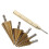 5PCS Step Drill Bit Set, HSS Drill Bits, Automatic Center Punch, Shaped Split Tip, W/Aluminum Case, Step Bits for Metal 9