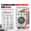 Digital Multimeter Auto-Ranging Voltmeter Tester Meter Voltage Meter Pocket Multi Tester with NCV- Contact Tester 4