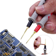 P1308D 25PCS Multimeter Silicone Test Lead Kit with Replaceable Needle Spanner Alligator Clip 4mm Banana Plug