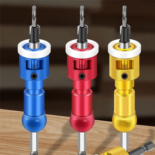 Woodworking Counterbore Drill Step Drill Wood Self-Tapping Screw Punch Holes Drill Bit Installation Tool C 1