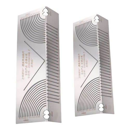 Angle & Arc Marking Tool Square Steel Pipe Bend Steel Pipe Bend Marking Tool Welding Pipe Marking Welding Tool 2pcs