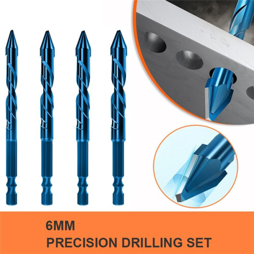 10Pcs High Hardness Eccentric Drill Precision Drilling 6mm Glass Tile Ceramic Punching Rock Slab Triangle Drill Bit 2