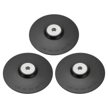 3 St Plast Vinkelslip Stödplatta Kompatibel med för M14 Invändig Gänga Skivslip Vinkelslip 180 mm Diameter