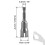 Hurricane Shutter Drill Bit,Wing Nut Drill Bit,Wingnut Socket,Power Wing Nut Driver Set,1/4inch Hex Shank for Panel Nuts 7