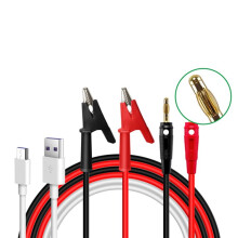 X25A Ny Banankontakt Till Alligator Clip-Testkabel och Nicro-Kommunikationskabel för RD6006 RD6012 RD6024-Utgång