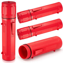 4 Pcs Electrode Rod Storage Tube 14 Inch Welding Rod Storage Airproof Welding Rod Container Waterproof Red