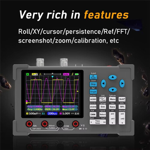 3in1 Dual Channel 250MSa/S Sampling Rate 3.2inch Digital Oscilloscope 1