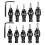 2 Setsx5pcs Countersunk Drill Hexagonal Handle Steel Hole Opener Set Wood Taper Hole Integrated Drill Bit Silver 1