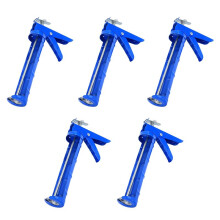 5PCS Caulking Tool, 10:1 Thrust Ratio, Caulk Tool No Drip, Filling Hand Caulking Tool for Glass Glue