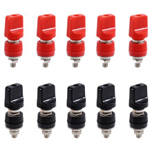 10Pcs 555B Current Binding 4mm Binding Post M6 Current Terminal Brass Terminal Binding Post