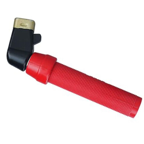 Welding Electrode Holder Twist Type 400A Heavy Duty Electrode Clamp Accessories for Welding Machine  Red