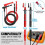 25PCS Multimeter Test Leads Kit, Test Leads Set with Replaceable Alligator Clips,Wire Piercing Probes, Alligator Clips 3