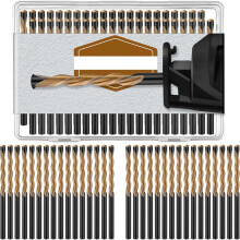 50 Stück Trockenbaubohrer, Point Schneidbohrer Durchmesser Trockenbaufräser Bohrer Trockenbauwerkzeuge für Spiralsäge