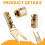 4PCS Pure Copper Y Spade Connector Plug,Fork Connectors Plug,Loudspeaker Cable Connector Plug 4