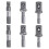 Impact Socket Set Driver Socket Adapter Set Impact Driver Socket Adapter 2 Sets 1