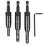 3 PCS Self Centering Drill Bit Set 3/32inch, 7/64inch,1/8inch,VIX Bit,Self-Centering Hinge Drill Bit 1