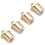 High Crank Conversion Terminal Cars Battery Battery Pile Conversion Terminal Conversion Terminal M8 Outer Teeth 1