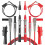 8Pcs Multimeter Test-Leads Set with Alligator Clips and AM33D 2000 Counts Multimeter 1