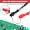 8Pcs Multimeter Test-Leads Set with Alligator Clips and AM33D 2000 Counts Multimeter 8