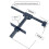 Handle Punch Locator Adjustable Cabinet Hardware Jig Cabinet Door Handle Positioning Punch Handle Drill Guide Locator,B 5