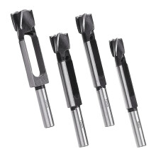 4 PCS 8/10/12/15mm Wood Dowel Plug Cutter with 13mm Shank, Tenon Dowel Cutting Tools Woodworking Drill Bit