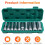 6-Point Impact Socket Set Impact Socket Set Socket Wrench Tool Outer Hexagonal Sleeve Set Socket Wrench 4