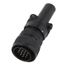 Welding Tool 14 Pin Aviation Socket Connector Male Plug for Miller Welding Tool Accessories Black