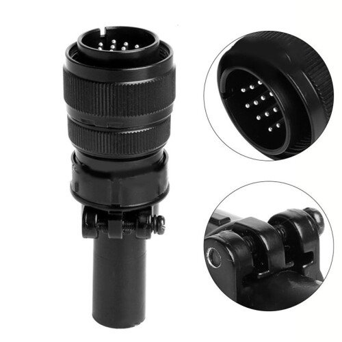 Welding Tool 14 Pin Aviation Socket Connector Male Plug for Miller  Welding Tool  Accessories Black