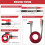 8Pcs Multimeter Test-Leads Set with Alligator Clips and AM33D 2000 Counts Multimeter 9
