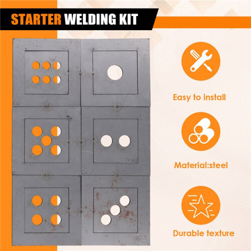 Stainless Steel Welding Practice Kit,  Dice Welding Coupons Kit for Beginners Practice and Training 1