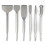 250mm Chisel Set SDS  Shank Electric Hammer Drill Bit Point  Flat Chisel Masonry Tools for Concrete Brick Wall 1