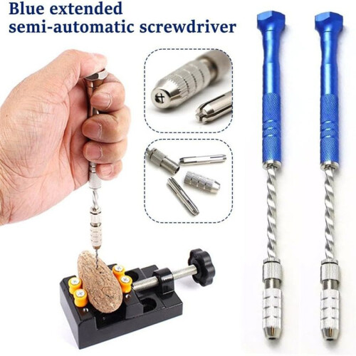 Pin Vise Hand Drills Bits Set with 0.8-3 mm Micro-Type Twist Drill Bits 2