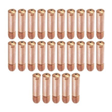 25PCS 15AK Contact Nozzle MIG Gas Shielded Welding Accessories Gas Shielded Welding Accessories 0.9 Protection Nozzle
