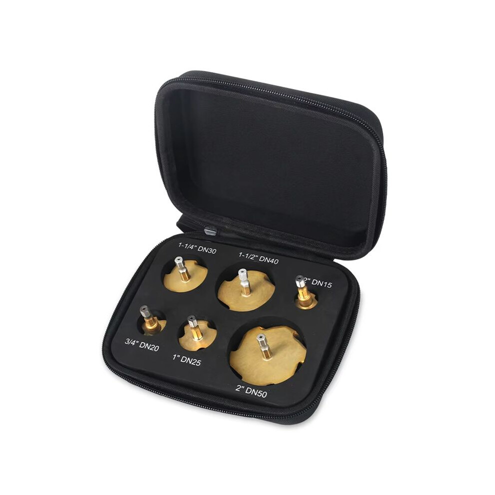 Ppr Lifting,Stepped Drill Bit 6Pcs Tool Set Hexagon Shank Water Pipe Connection Tool 20-63Mm For Water Pipe Reaming 6033247084476