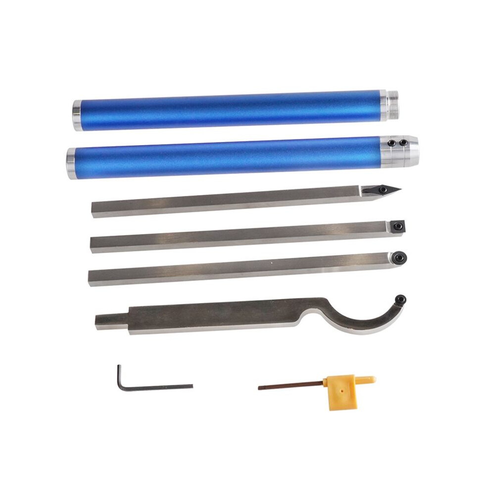 Universal Carbide Tipped 6 Lathe Blade Interchangeable Wood Turning Tools Set,Lathe Turning Tool Lathe For Woodturning,B 4712367512701