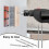 50Pcs Drywall Bit Drywall Guide Point Cutting Bits Diameter ,1/8 Inch Titanium Nitride Drill Bits,Drywall Tools 6