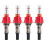 Underfloor Heating Manifold Flow Meter-Regulator Precision Heat Control Device(3/8 X 4pc) 2