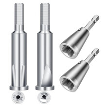 4 Outils de Torsion de Fil pour Perceuse, Outil de Torsion de Fil de 6 mm et Outil de Dénudage de Fil 2 à 5 Voies pour Perceuse, Twister D'Écrou de