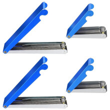 Herramienta Limpieza Orificios 4 Piezas, Kit Herramientas Limpieza Puntas Antorcha Corte Juego Limpiador Puntas Soldadura para Boquillas Gas Estufa