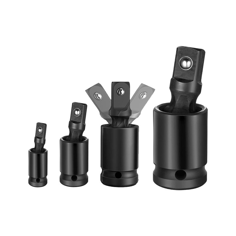 Air Cannon Universal Joint Socket, Impact Rotary Socket Set, 4-Piece, 1/4Inch, 3/8Inch, 1/2Inch, 3/4Inch Drive Set 6033216055162