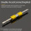 2pcs Portable Screwdriver Bit Holder Double  Extension Rod Quick Release 1/4inch Hex Screw Adapter Socket 7