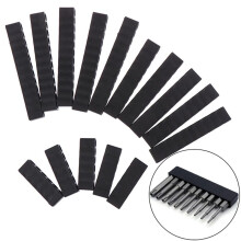 15Pcs 10 Holes Hex Shank Screwdriver Bit Holder Plastic Storage Drill Stand for Power Accessories