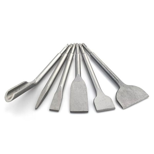 250mm Chisel Set SDS  Shank Electric Hammer Drill Bit Point  Flat Chisel Masonry Tools for Concrete Brick Wall 2